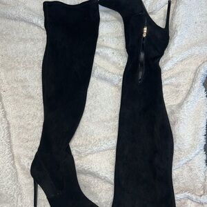 Black Over-the-Knee Boots